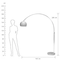 BOW Standleuchte Mit Marmorfuß -Einrichtungsgeschäft 10190507 2