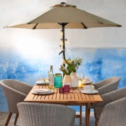 SIESTA Sonnenschirm Mit Kurbel Ø250m -Einrichtungsgeschäft 10192057 7