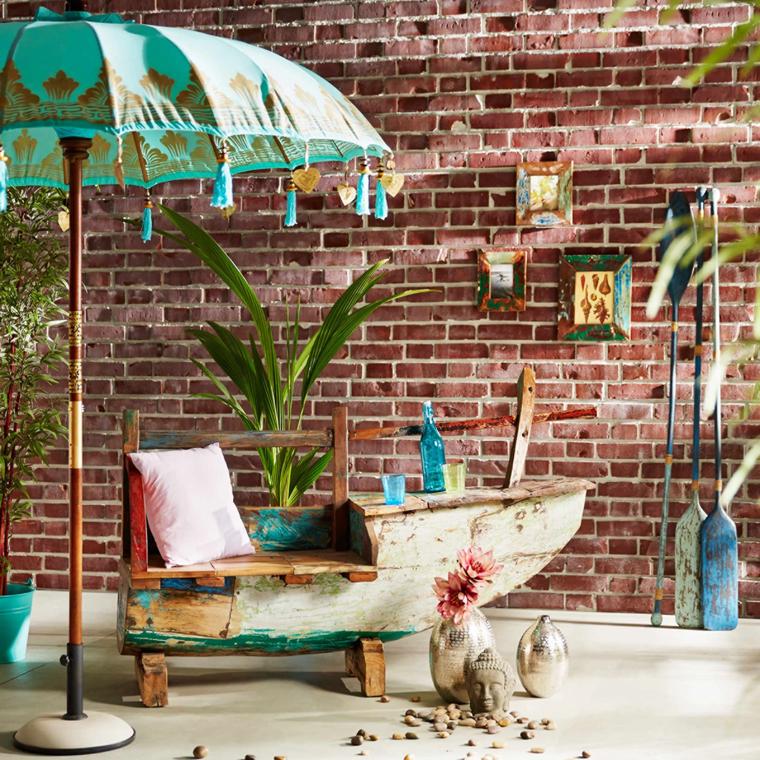 ORIENTAL LOUNGE Sonnenschirm Ø180cm 18 ORIENTAL LOUNGE Sonnenschirm Ø180cm – Bild 16