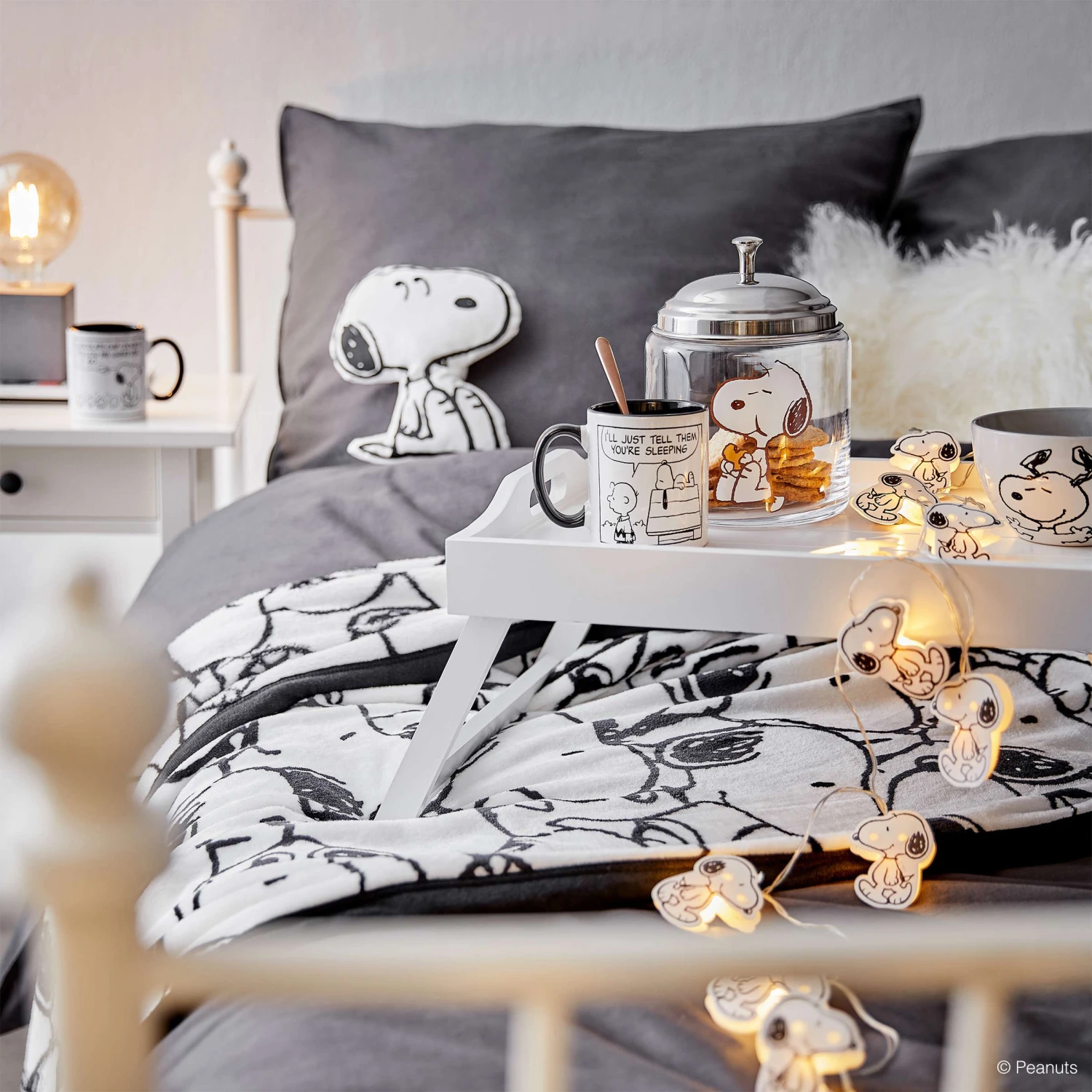 PEANUTS Decke Snoopy Allover B 130 X T 170cm 4 PEANUTS Decke Snoopy Allover B 130 X T 170cm – Bild 2