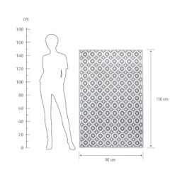 COLOUR CLASH In- & Outdoor-Teppich Mosaik L 150 X B 90cm -Einrichtungsgeschäft 10210626 3