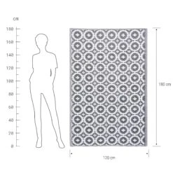 COLOUR CLASH In- & Outdoorteppich Mosaik L 180 X B 118cm -Einrichtungsgeschäft 10210627 2