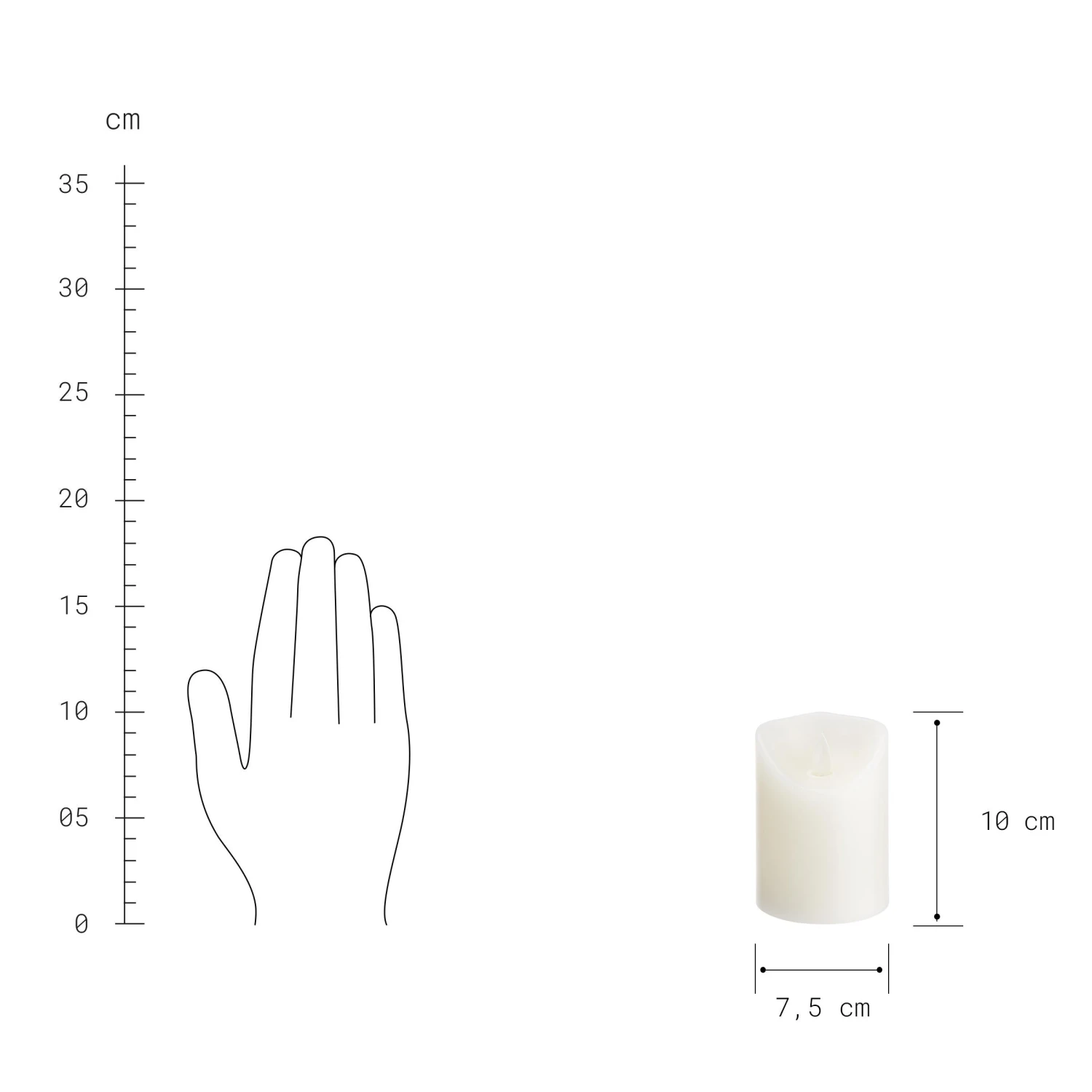 GLOWING FLAME LED Kerzen 3er-Set 12 GLOWING FLAME LED Kerzen 3er-Set – Bild 10