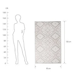 COLOUR CLASH In- & Outdoor-Teppich Ethno L 150 X B 90cm -Einrichtungsgeschäft 10214542 2