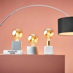 STILO Tischleuchte Mit Betonfuß 10x10 Cm -Einrichtungsgeschäft 10217783 6