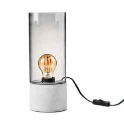 STILO Tischleuchte Mit Betonfuß Und Glasschirm -Einrichtungsgeschäft 10217789 3