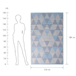 COLOUR CLASH In- & Outdoorteppich Dreiecke L 180 X B 120cm -Einrichtungsgeschäft 10219372 2