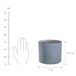 GLAZE Blumentopf Ø17cm -Einrichtungsgeschäft 10222088 3