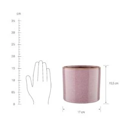GLAZE Blumentopf Ø17cm -Einrichtungsgeschäft 10222089 1