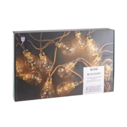 BULB LIGHTS LED Lichterkette Mit Naturseil 15 Lichter Und Stecker 12 BULB LIGHTS LED Lichterkette Mit Naturseil 15 Lichter Und Stecker -Einrichtungsgeschäft 10222834 3