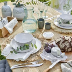 RAFFIA Platzset Mit Fransen Ø41cm -Einrichtungsgeschäft 10222859 3