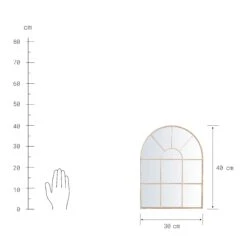 FINESTRA Fensterspiegel L 30 X H 40cm -Einrichtungsgeschäft 10224102 2