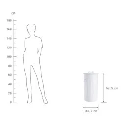 ZINC Mülltonne 'Oskar' 40l -Einrichtungsgeschäft 10224860 3