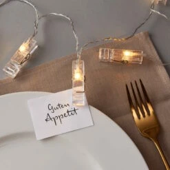 CLIP ART LED-Klammern 10 Lichter Mit USB-Batteriefach -Einrichtungsgeschäft 10224974 6