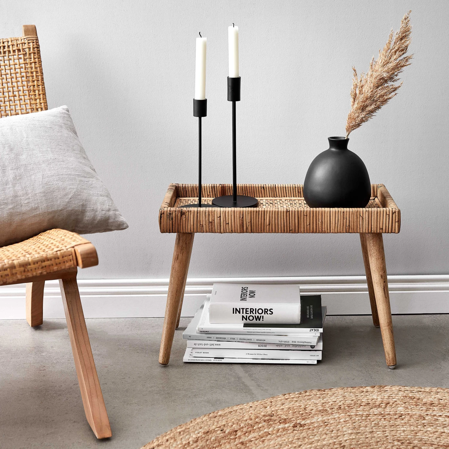 BASSE Beistelltisch Rattan 4 BASSE Beistelltisch Rattan – Bild 2