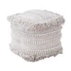 BOHO LOUNGE Woll-Pouf Mit Troddeln 2 BOHO LOUNGE Woll-Pouf Mit Troddeln -Einrichtungsgeschäft 10226641