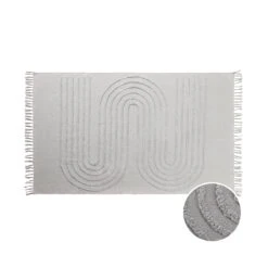 COTTON WAY Teppich Mit Fransen L 120 X B 180cm