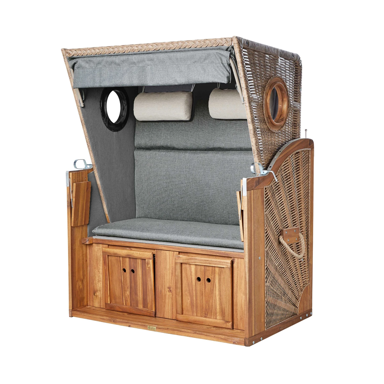 SYLTStrandkorb Mit Bullauge 7 SYLTStrandkorb Mit Bullauge – Bild 5