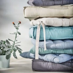 SOLID Stuhlkissen Mit Bändchen Ø39cm -Einrichtungsgeschäft 10227781 1