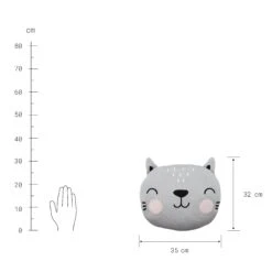 TINY TOWN Kissen Katze L 32 X B 35cm -Einrichtungsgeschäft 10228086 3