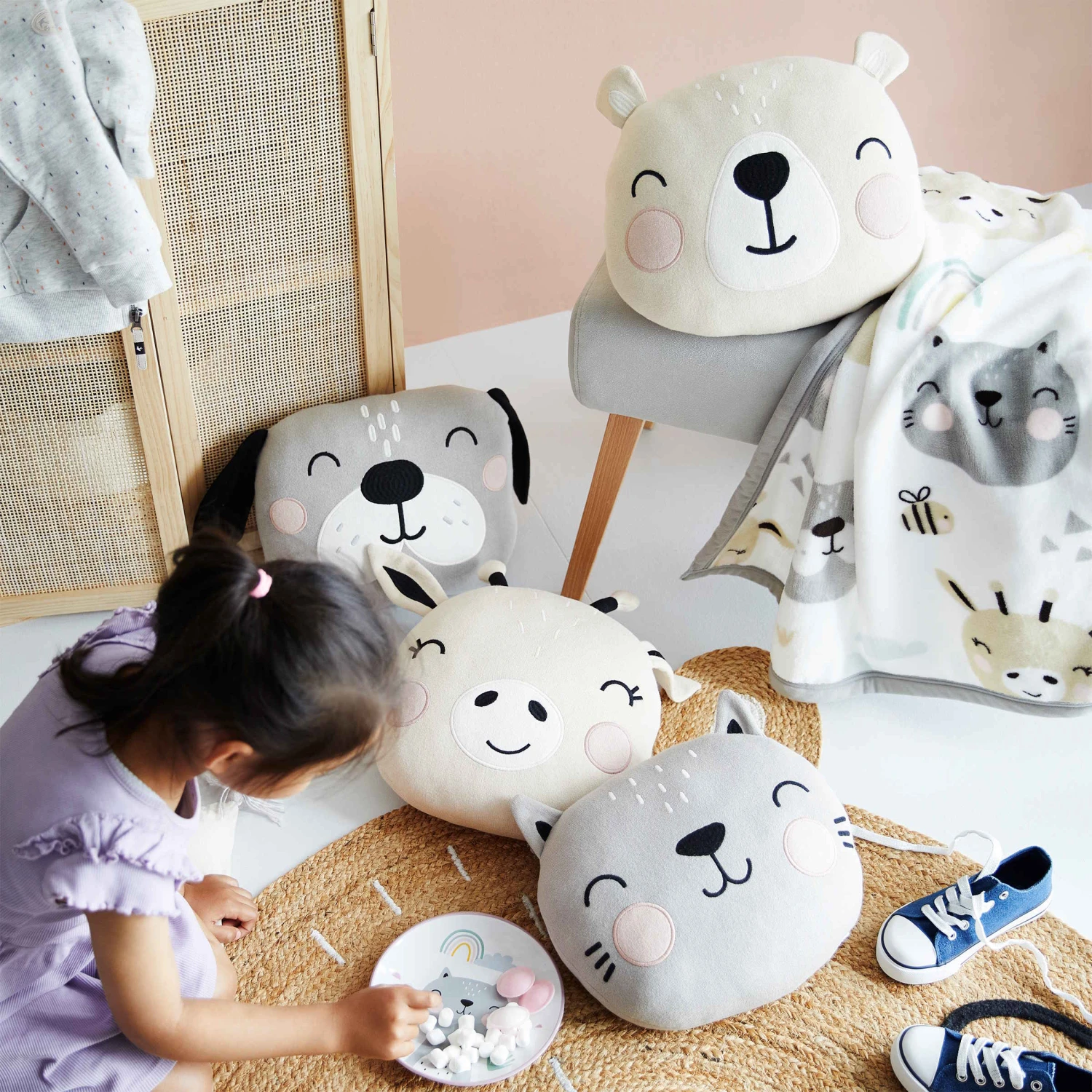 TINY TOWN Kissen Hund L 32 X B 35cm 4 TINY TOWN Kissen Hund L 32 X B 35cm – Bild 2