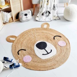 TINY TOWNHanf-Teppich Bär Ø110cm -Einrichtungsgeschäft 10228214 7