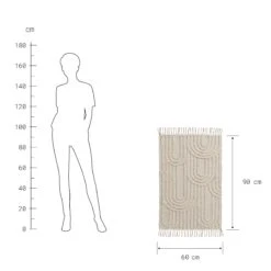 COTTON WAYTeppich Bögen L 60 X B 90cm -Einrichtungsgeschäft 10228309 3