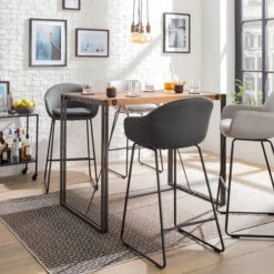 HALLUND Barstuhl 2er-Set -Einrichtungsgeschäft 71000428 2