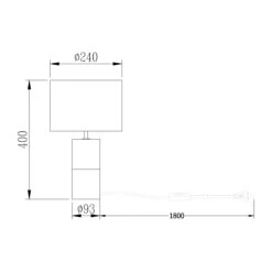HEGE Tischleuchte 1-flammig -Einrichtungsgeschäft 71000458 8