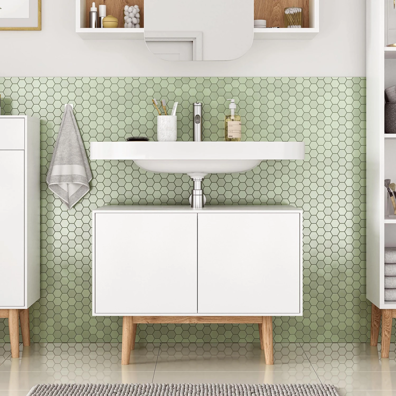 LINDHOLM Waschbeckenunterschrank 4 LINDHOLM Waschbeckenunterschrank – Bild 2