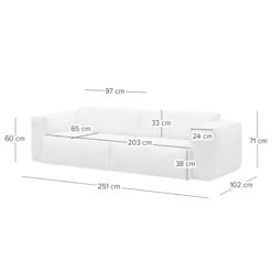 HUDSON Sofa 3-Sitzer -Einrichtungsgeschäft 71000800 7