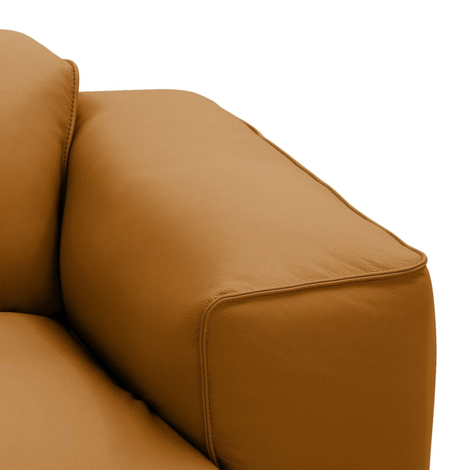 HUDSON Wohnlandschaft Mit Longchair Davorstehend Rechts / Ottomane Links Echtleder 9 HUDSON Wohnlandschaft Mit Longchair Davorstehend Rechts / Ottomane Links Echtleder – Bild 7