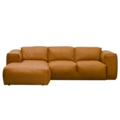 HUDSON Ecksofa 3-Sitzer Mit Longchair Davorstehend Links Echtleder -Einrichtungsgeschäft 71000973 1