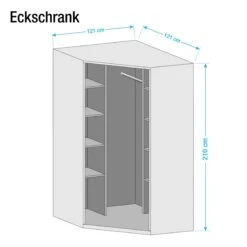 KIYDOO Eckschrank Landhaus -Einrichtungsgeschäft 71000993 3