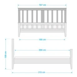 LAVALLE Massivholzbett -Einrichtungsgeschäft 71001479 15