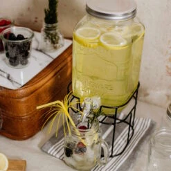 REFRESH 6x Trinkgläser Mason Mit Deckel 450ml -Einrichtungsgeschäft BUN00097 6