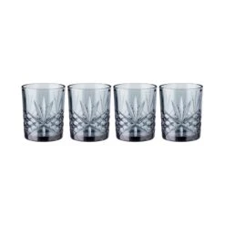 CRYSTAL CLUB 4x Gläser 300ml -Einrichtungsgeschäft BUN00950