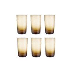 BYRON 6x Gläser Organisch Mit Luftblasen 480ml 22 BYRON 6x Gläser Organisch Mit Luftblasen 480ml -Einrichtungsgeschäft BUN01417