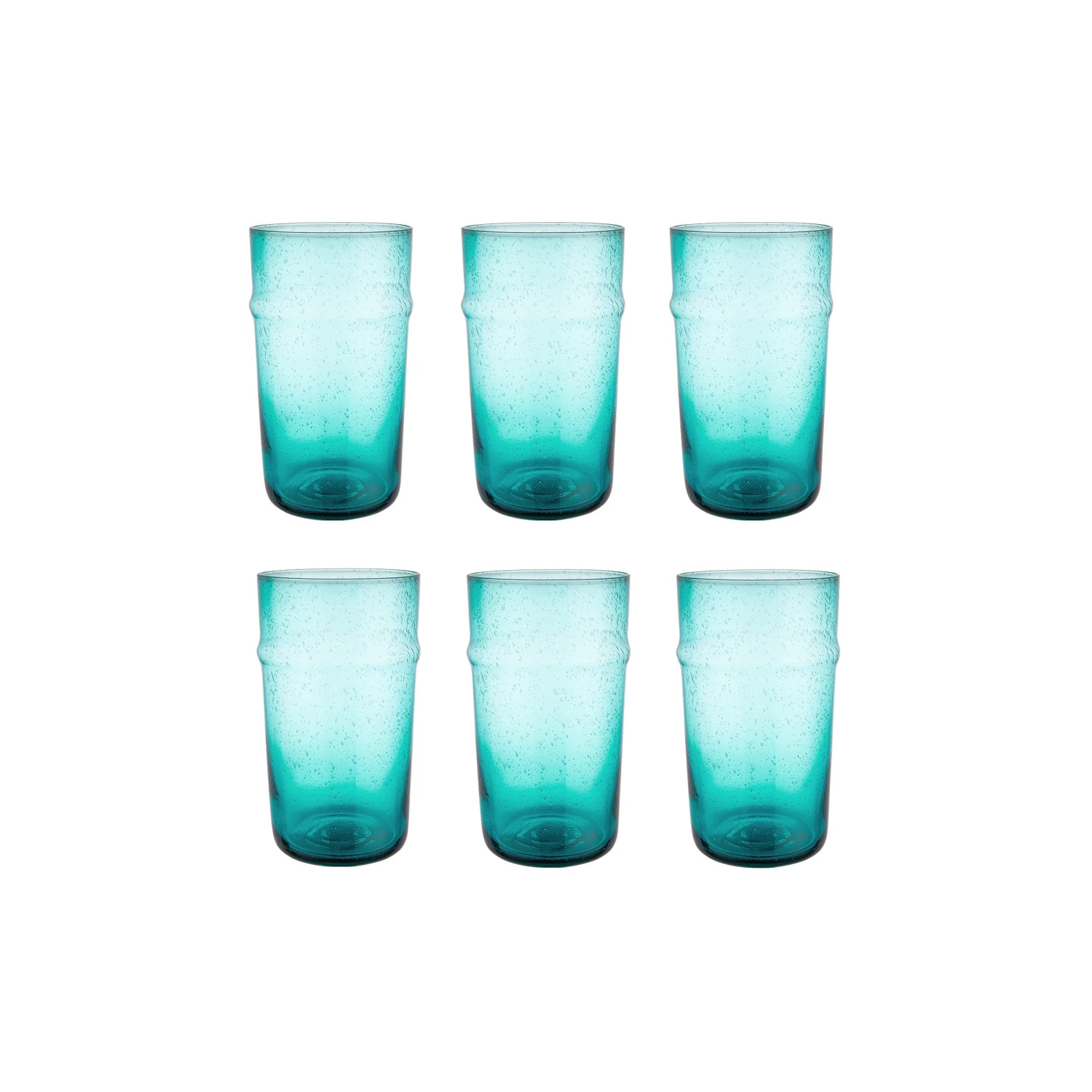 BYRON 6x Gläser Organisch Mit Luftblasen 480ml 3 BYRON 6x Gläser Organisch Mit Luftblasen 480ml