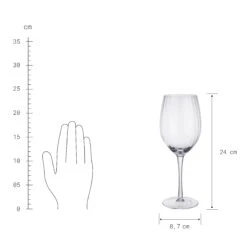 MODERN TIMES 6x Rotweingläser Mit Rillen 550ml 11 MODERN TIMES 6x Rotweingläser Mit Rillen 550ml -Einrichtungsgeschäft BUN01837 3