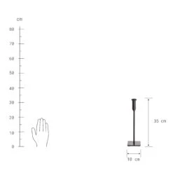 RUST Kerzenhalter-Set 2-tlg. -Einrichtungsgeschäft BUN02040 4