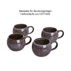 COTTAGE 4x Espressotasse 180ml -Einrichtungsgeschäft BUN02107 4